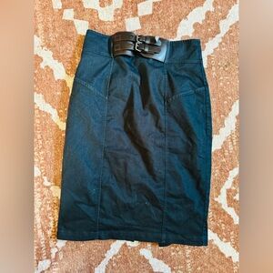 🏔️ Worthington Dark Denim Skirt